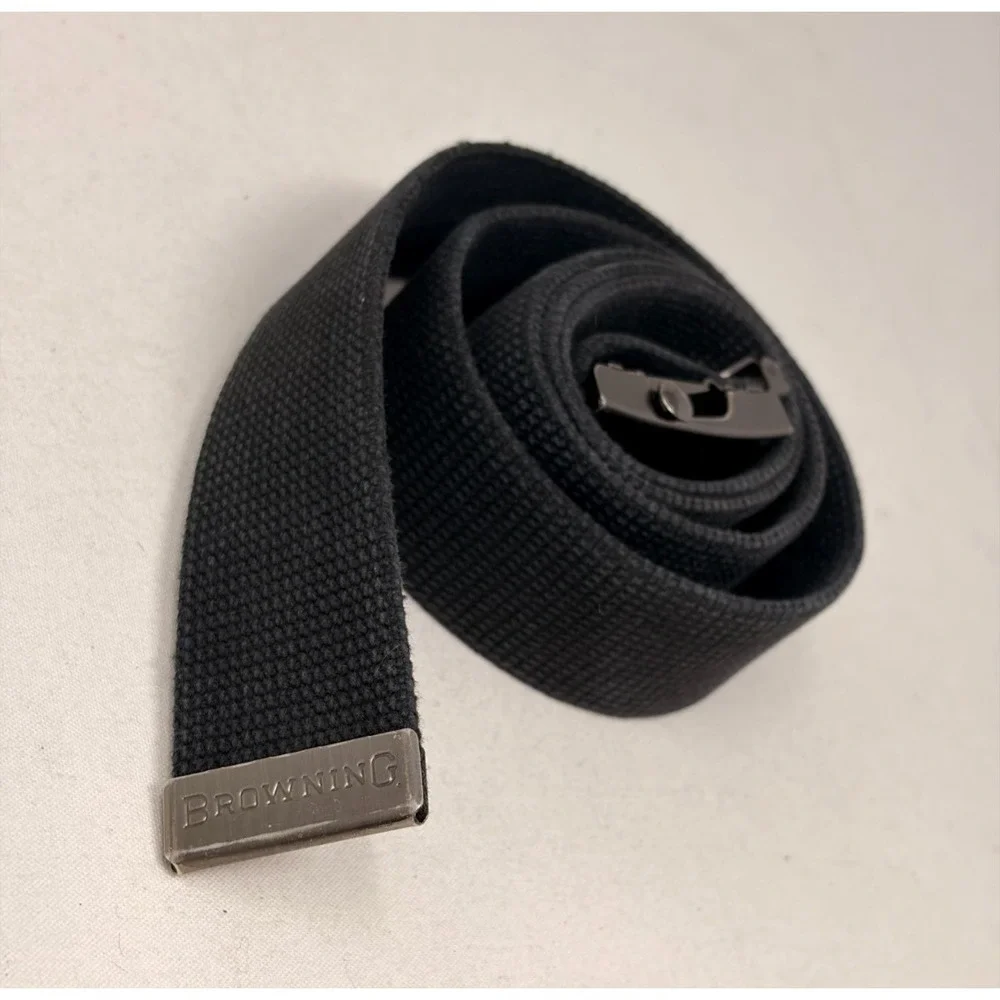 Browning Buckmark Black Web Belt Military Tactical Adjustable 48
